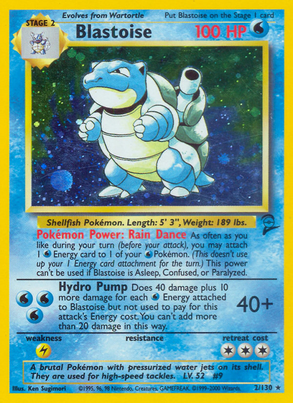 Blastoise (2/130) [Base Set 2] | Arkham Games and Comics