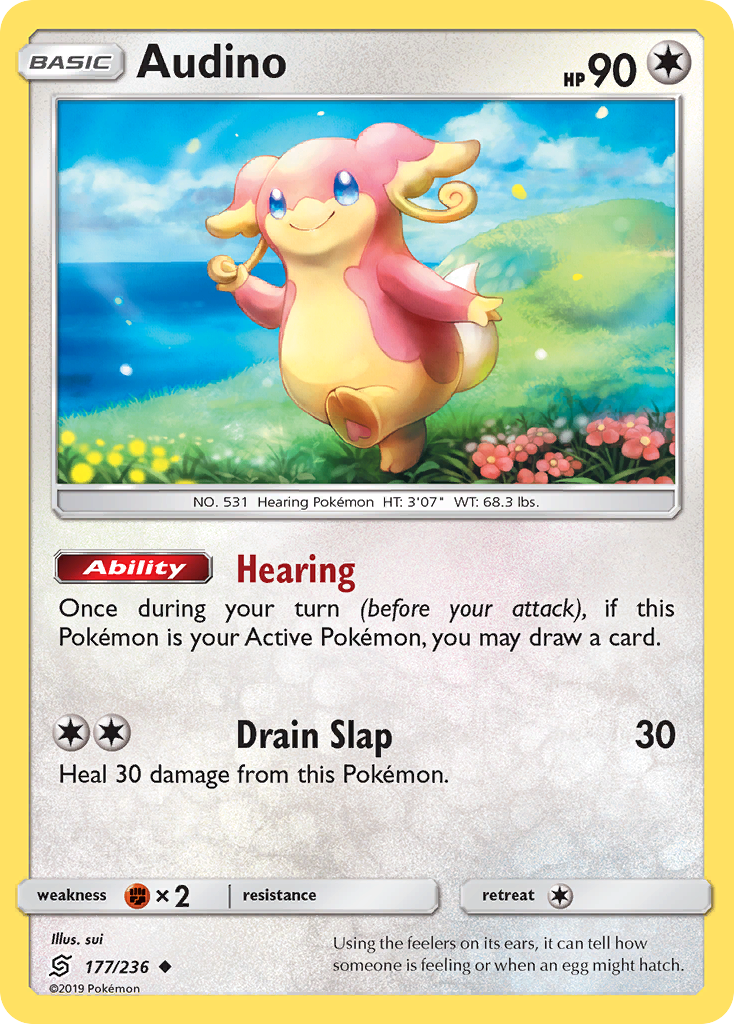 Audino (177/236) [Sun & Moon: Unified Minds] | Arkham Games and Comics