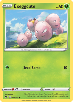 Exeggcute (004/185) [Sword & Shield: Vivid Voltage] | Arkham Games and Comics