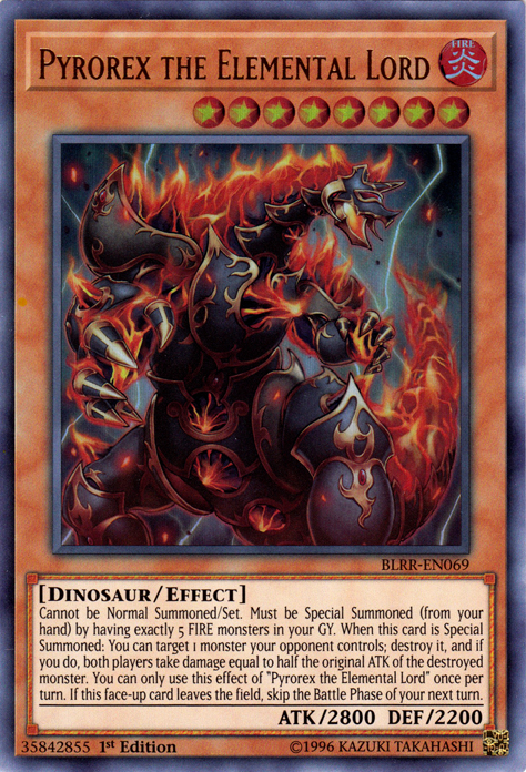 Pyrorex the Elemental Lord [BLRR-EN069] Ultra Rare | Arkham Games and Comics