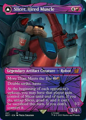 Slicer, Hired Muscle // Slicer, High-Speed Antagonist (Shattered Glass) [Universes Beyond: Transformers] | Arkham Games and Comics