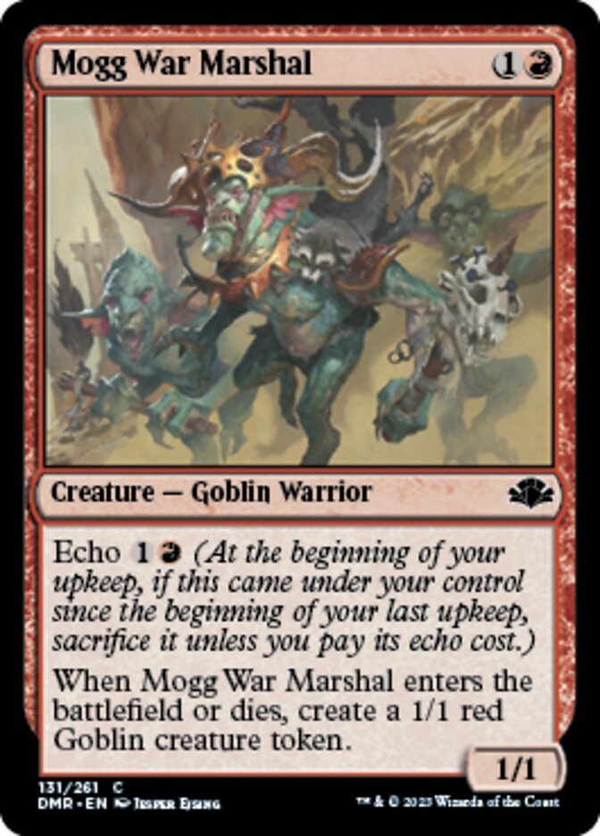 Mogg War Marshal [Dominaria Remastered] | Arkham Games and Comics