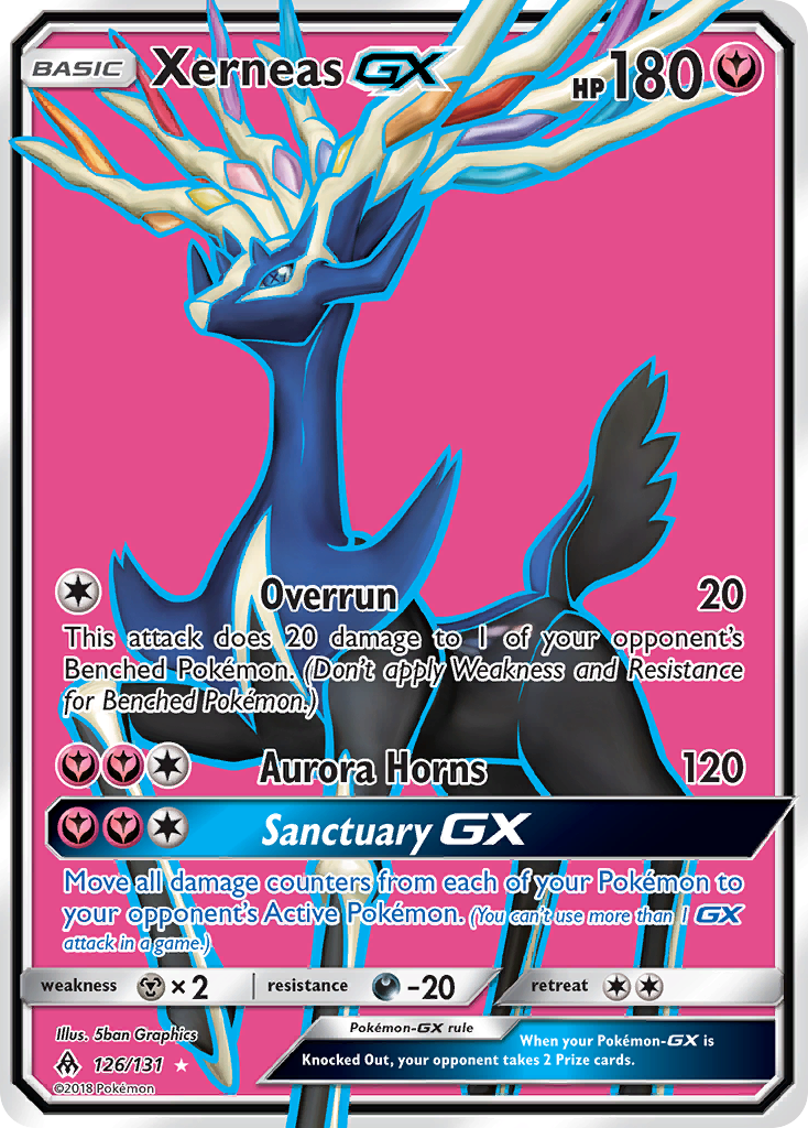 Xerneas GX (126/131) [Sun & Moon: Forbidden Light] | Arkham Games and Comics