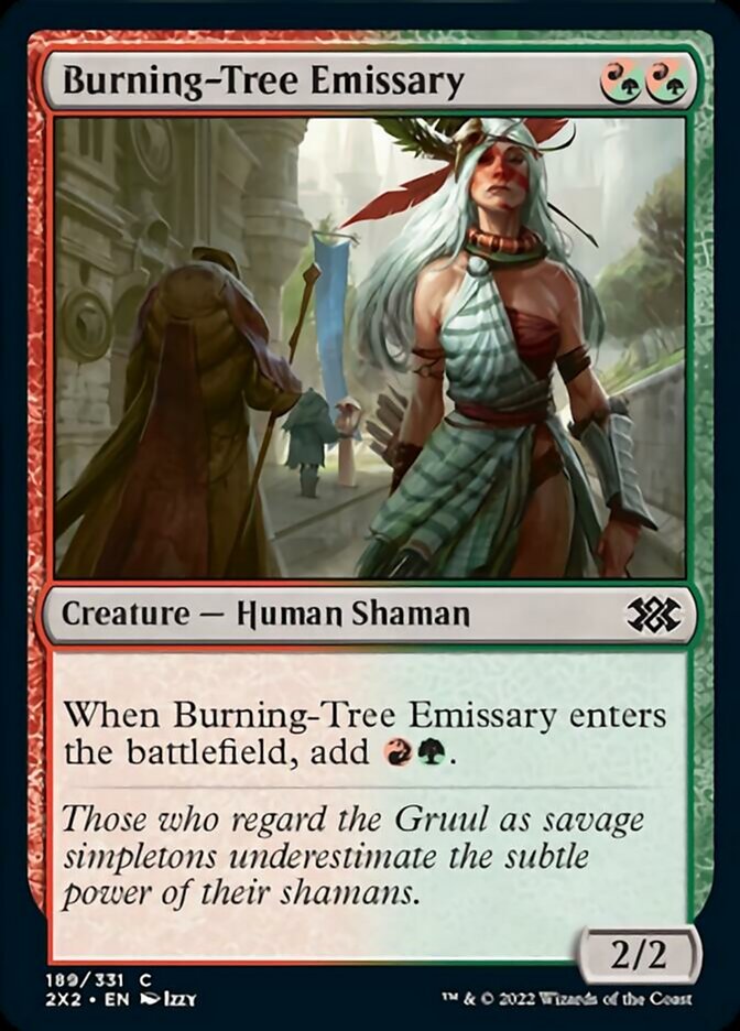 Burning-Tree Emissary [Double Masters 2022] | Arkham Games and Comics