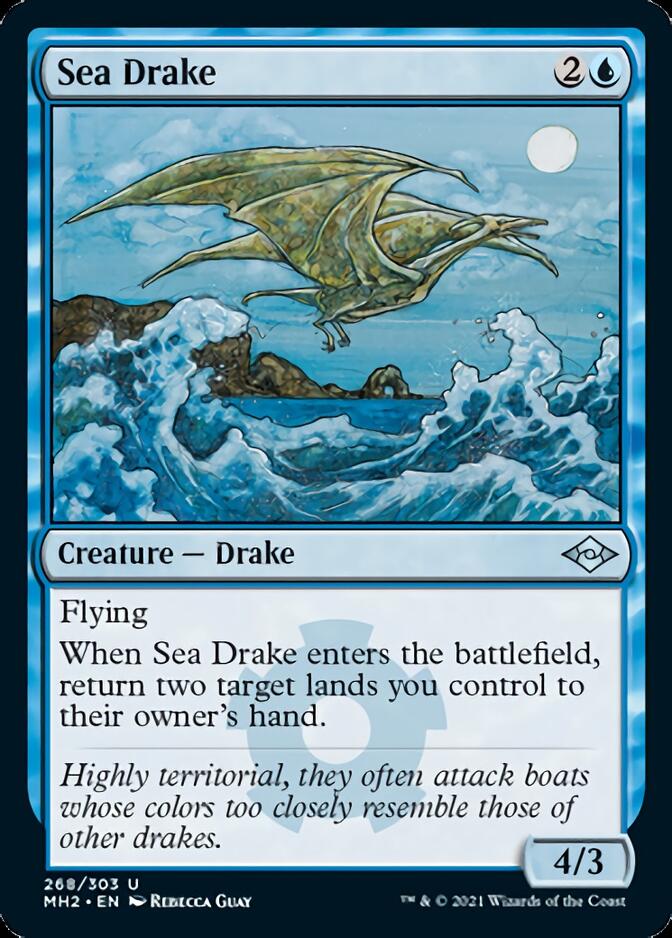 Sea Drake (Foil Etched) [Modern Horizons 2] | Arkham Games and Comics