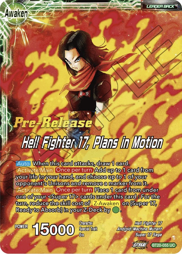 Android 20 & Dr. Myuu // Hell Fighter 17, Plans in Motion (BT20-055) [Power Absorbed Prerelease Promos] | Arkham Games and Comics