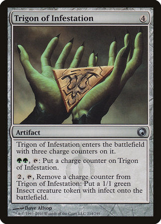 Trigon of Infestation [Scars of Mirrodin] | Arkham Games and Comics