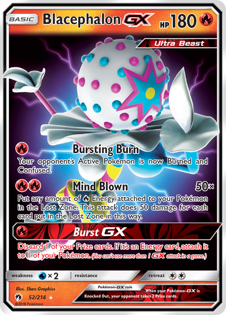 Blacephalon GX (52/214) [Sun & Moon: Lost Thunder] | Arkham Games and Comics