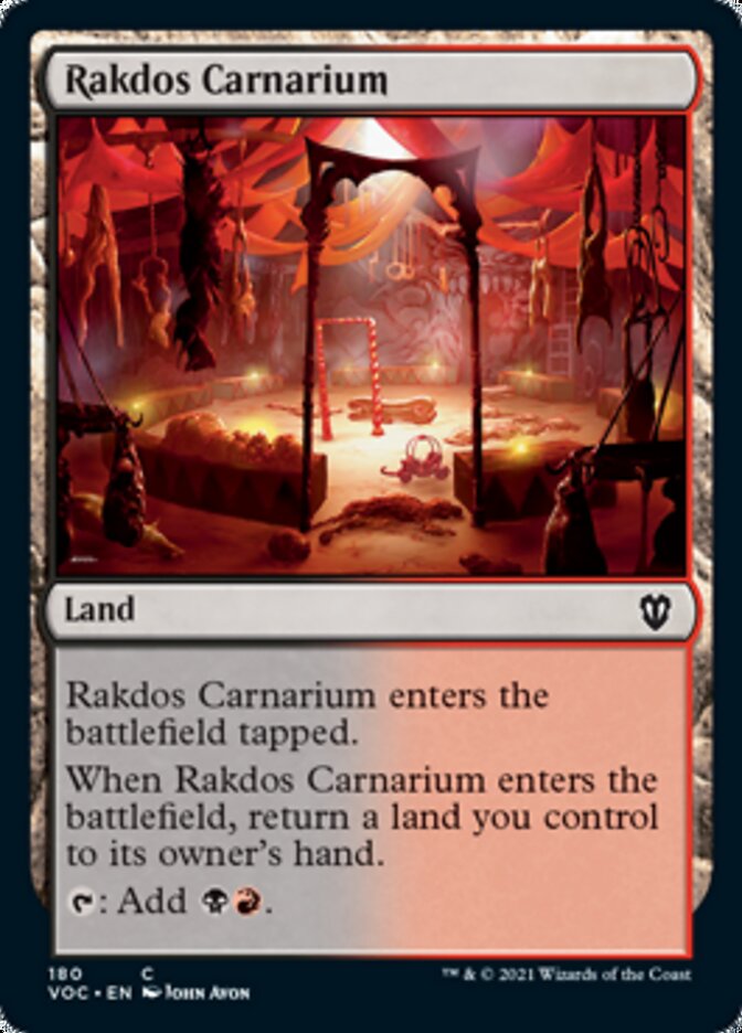 Rakdos Carnarium [Innistrad: Crimson Vow Commander] | Arkham Games and Comics