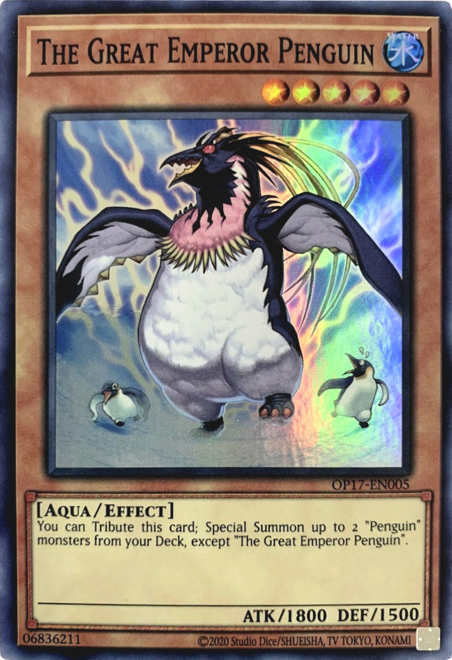 The Great Emperor Penguin [OP17-EN005] Super Rare | Arkham Games and Comics