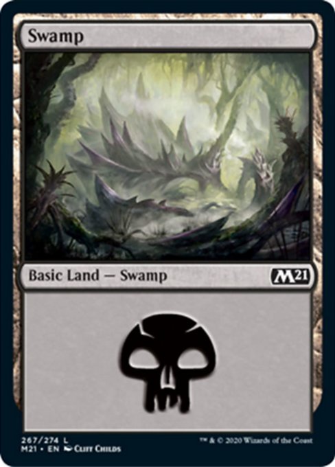 Swamp (267) [Core Set 2021] | Arkham Games and Comics