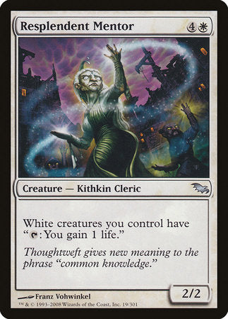 Resplendent Mentor [Shadowmoor] | Arkham Games and Comics