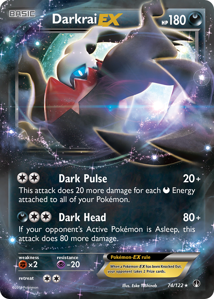 Darkrai EX (74/122) [XY: BREAKpoint] | Arkham Games and Comics