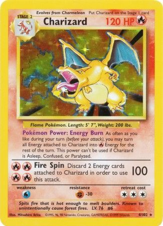 Charizard (4/102) [Base Set Unlimited] | Arkham Games and Comics