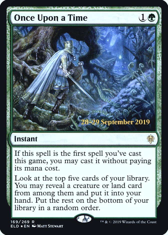 Once Upon a Time  [Throne of Eldraine Prerelease Promos] | Arkham Games and Comics