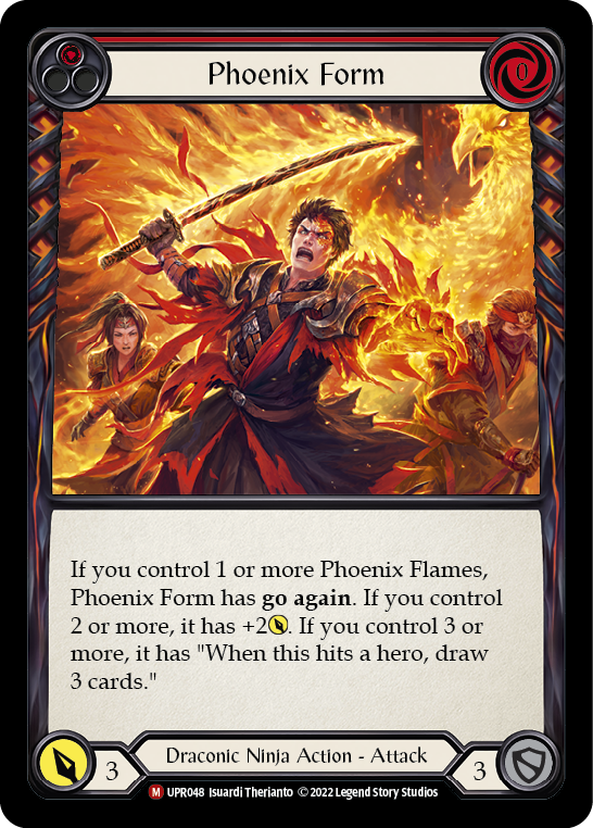 Phoenix Form [UPR048] (Uprising)  Rainbow Foil | Arkham Games and Comics