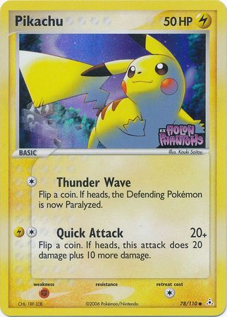 Pikachu (78/110) (Stamped) [EX: Holon Phantoms] | Arkham Games and Comics