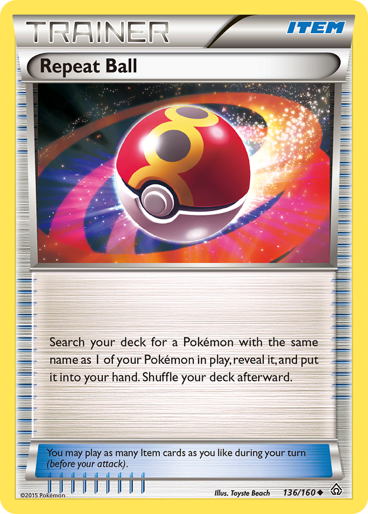 Repeat Ball (136/160) [XY: Primal Clash] | Arkham Games and Comics