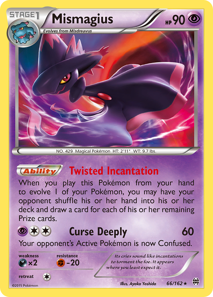 Mismagius (66/162) [XY: BREAKthrough] | Arkham Games and Comics