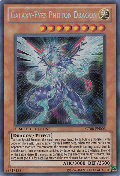 Galaxy-Eyes Photon Dragon [CT08-EN003] Secret Rare | Arkham Games and Comics