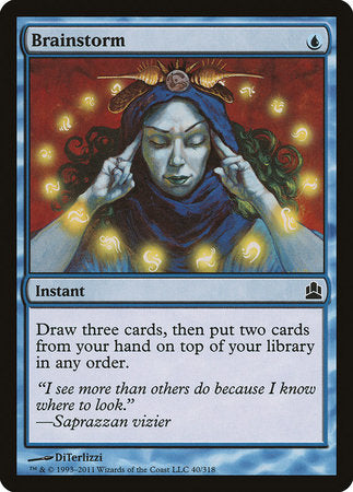 Brainstorm [Commander 2011] | Arkham Games and Comics