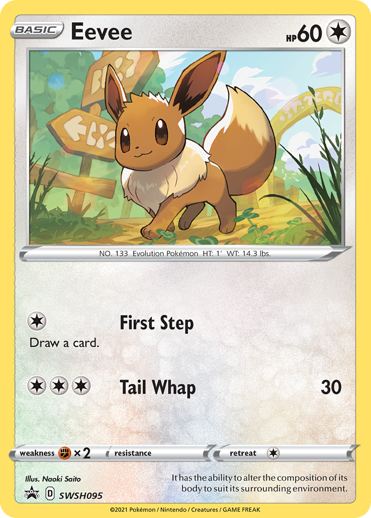 Eevee (SWSH095) [Sword & Shield: Black Star Promos] | Arkham Games and Comics