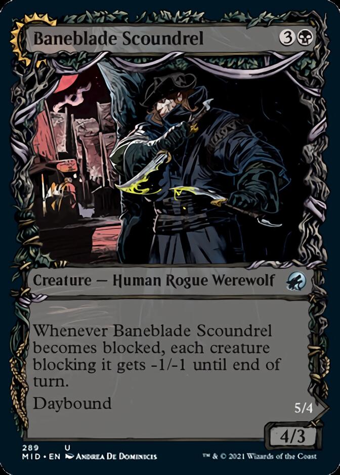 Baneblade Scoundrel // Baneclaw Marauder (Showcase Equinox) [Innistrad: Midnight Hunt] | Arkham Games and Comics