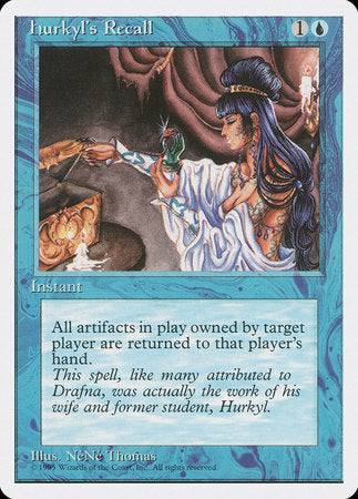 Hurkyl's Recall [Fourth Edition] | Arkham Games and Comics