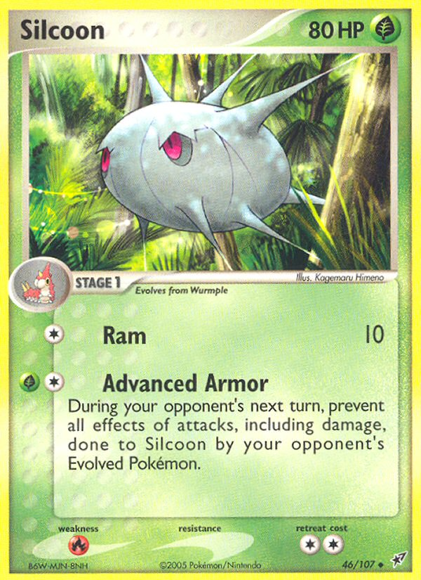 Silcoon (46/107) [EX: Deoxys] | Arkham Games and Comics