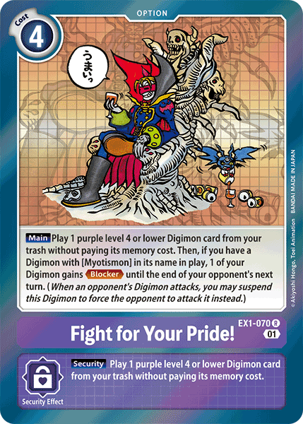 Fight for Your Pride! [EX1-070] [Classic Collection] | Arkham Games and Comics