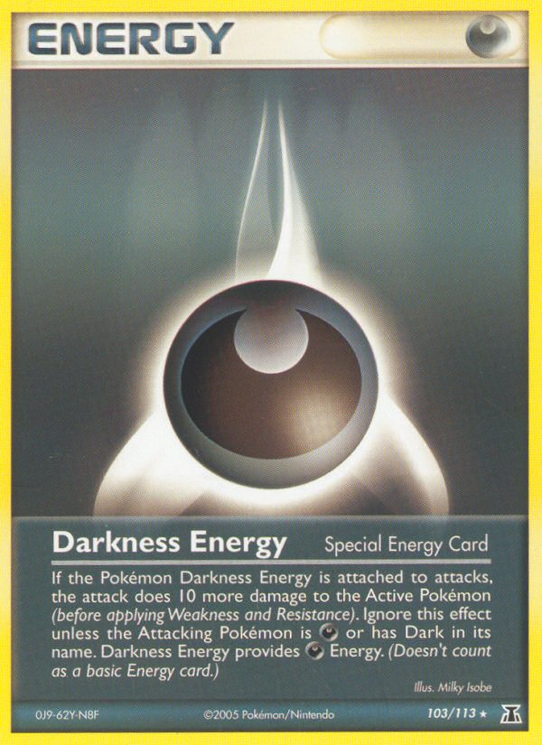 Darkness Energy (103/113) [EX: Delta Species] | Arkham Games and Comics