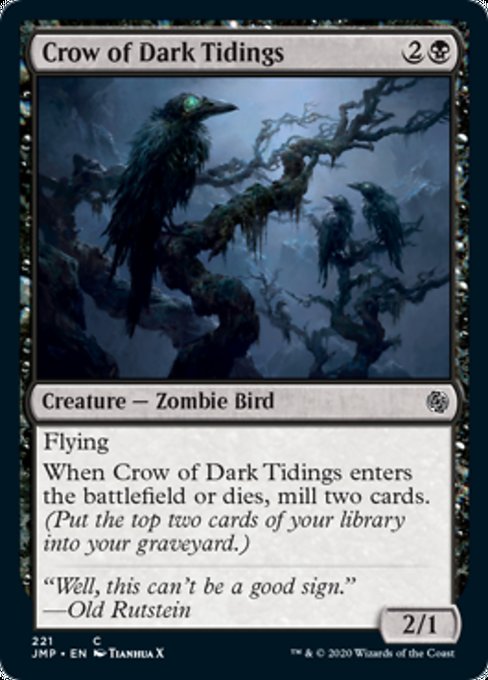 Crow of Dark Tidings [Jumpstart] | Arkham Games and Comics