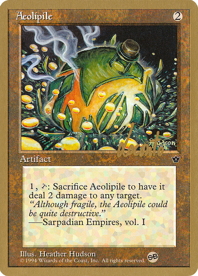 Aeolipile (Michael Loconto) (SB) [Pro Tour Collector Set] | Arkham Games and Comics