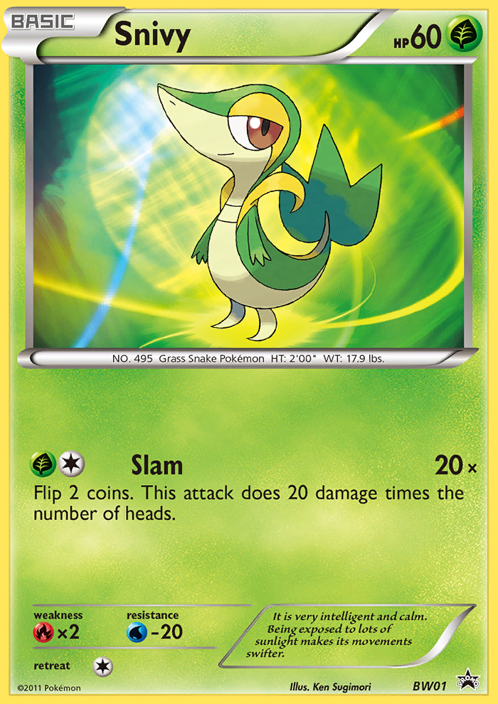 Snivy (BW01) [Black & White: Black Star Promos] | Arkham Games and Comics