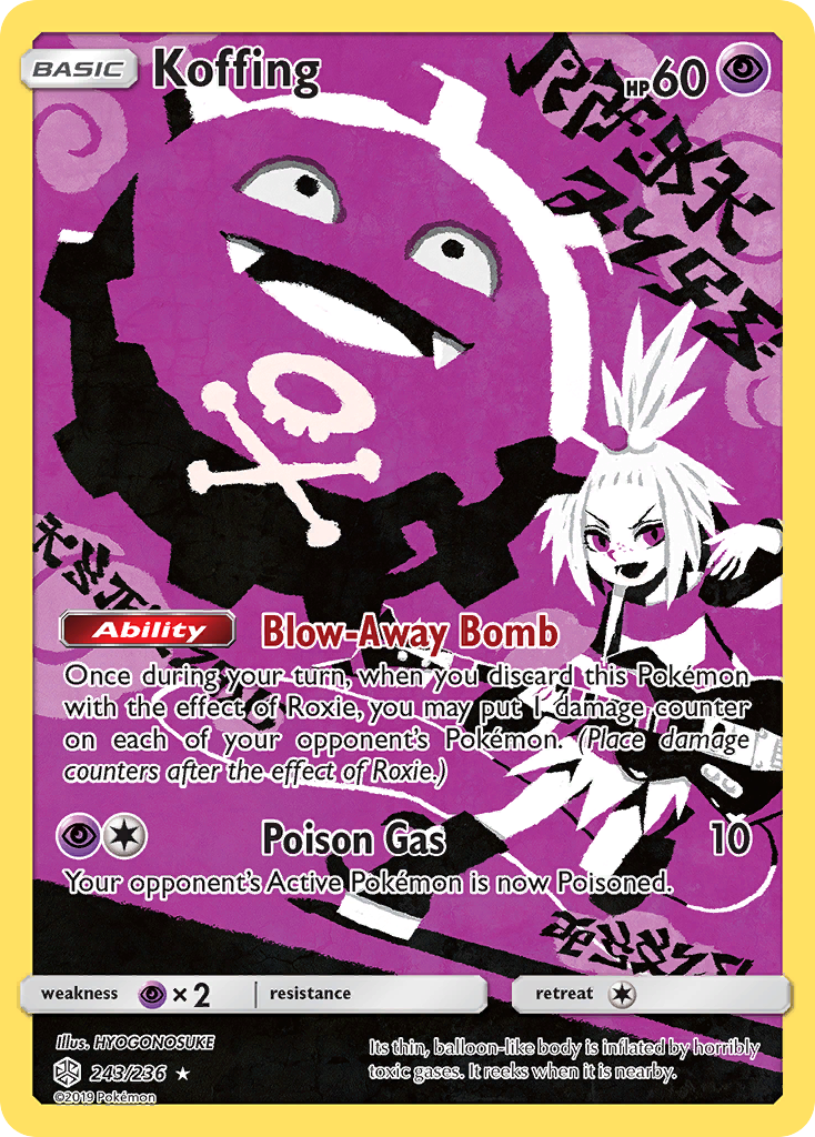 Koffing (243/236) [Sun & Moon: Cosmic Eclipse] | Arkham Games and Comics