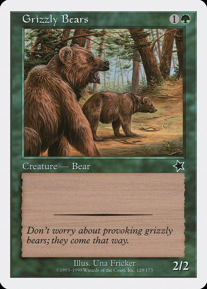 Grizzly Bears [Starter 1999] | Arkham Games and Comics