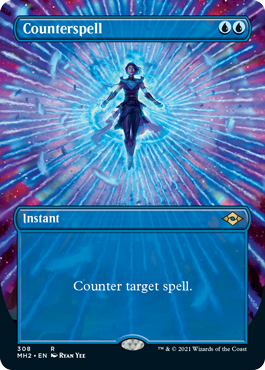 Counterspell (Borderless Alternate Art) [Modern Horizons 2] | Arkham Games and Comics