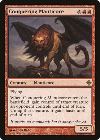 Conquering Manticore [Rise of the Eldrazi] | Arkham Games and Comics