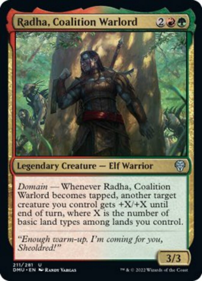 Radha, Coalition Warlord [Dominaria United] | Arkham Games and Comics