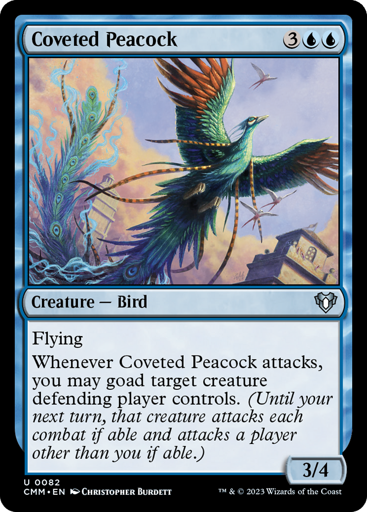 Coveted Peacock [Commander Masters] | Arkham Games and Comics