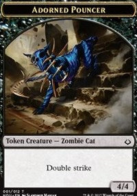 Adorned Pouncer // Horse Double-sided Token [Hour of Devastation Tokens] | Arkham Games and Comics