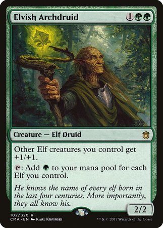 Elvish Archdruid [Commander Anthology] | Arkham Games and Comics