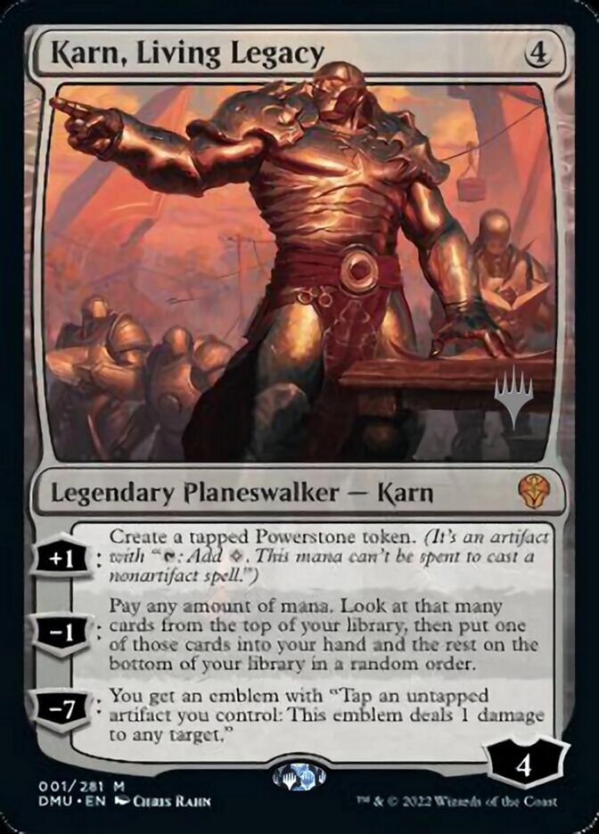 Karn, Living Legacy (Promo Pack) [Dominaria United Promos] | Arkham Games and Comics