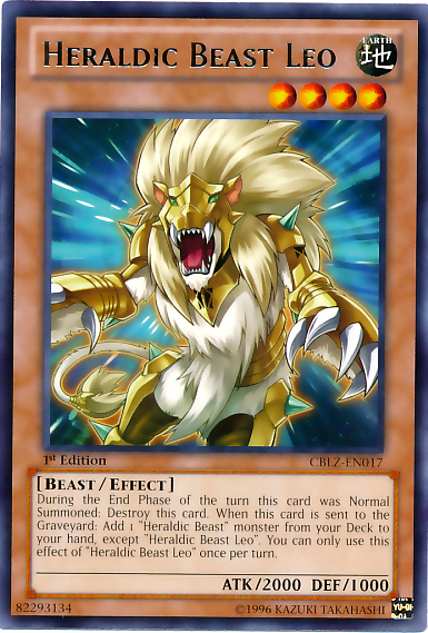 Heraldic Beast Leo [CBLZ-EN017] Rare | Arkham Games and Comics