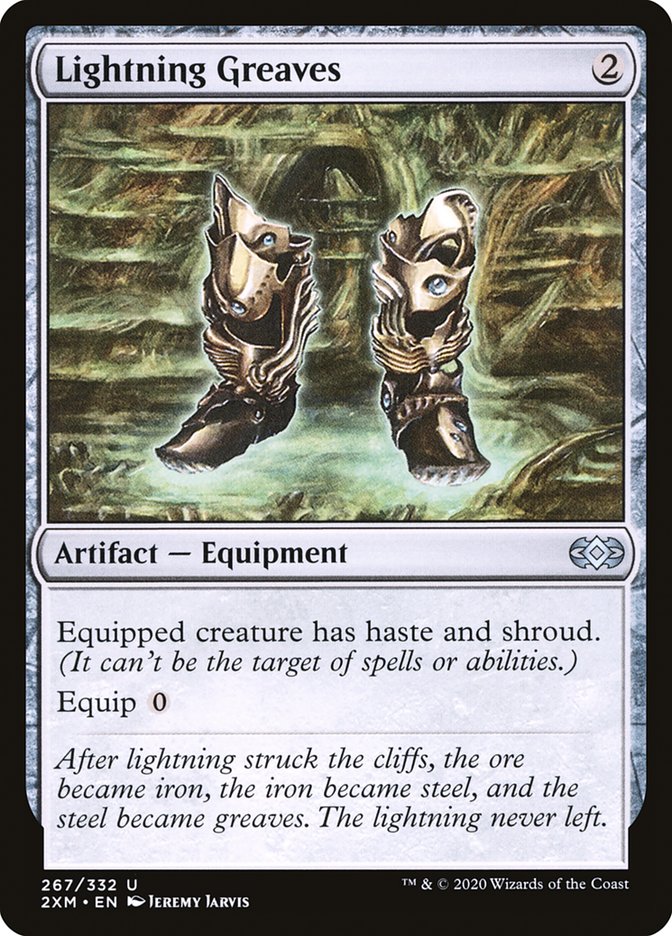 Lightning Greaves [Double Masters] | Arkham Games and Comics