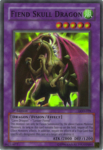 Fiend Skull Dragon [LOD-039] Super Rare | Arkham Games and Comics