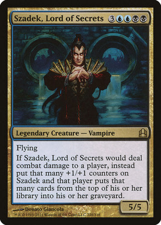 Szadek, Lord of Secrets [Commander 2011] | Arkham Games and Comics