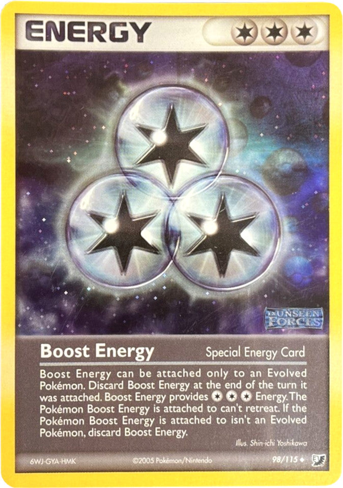 Boost Energy (98/115) (Stamped) [EX: Unseen Forces] | Arkham Games and Comics