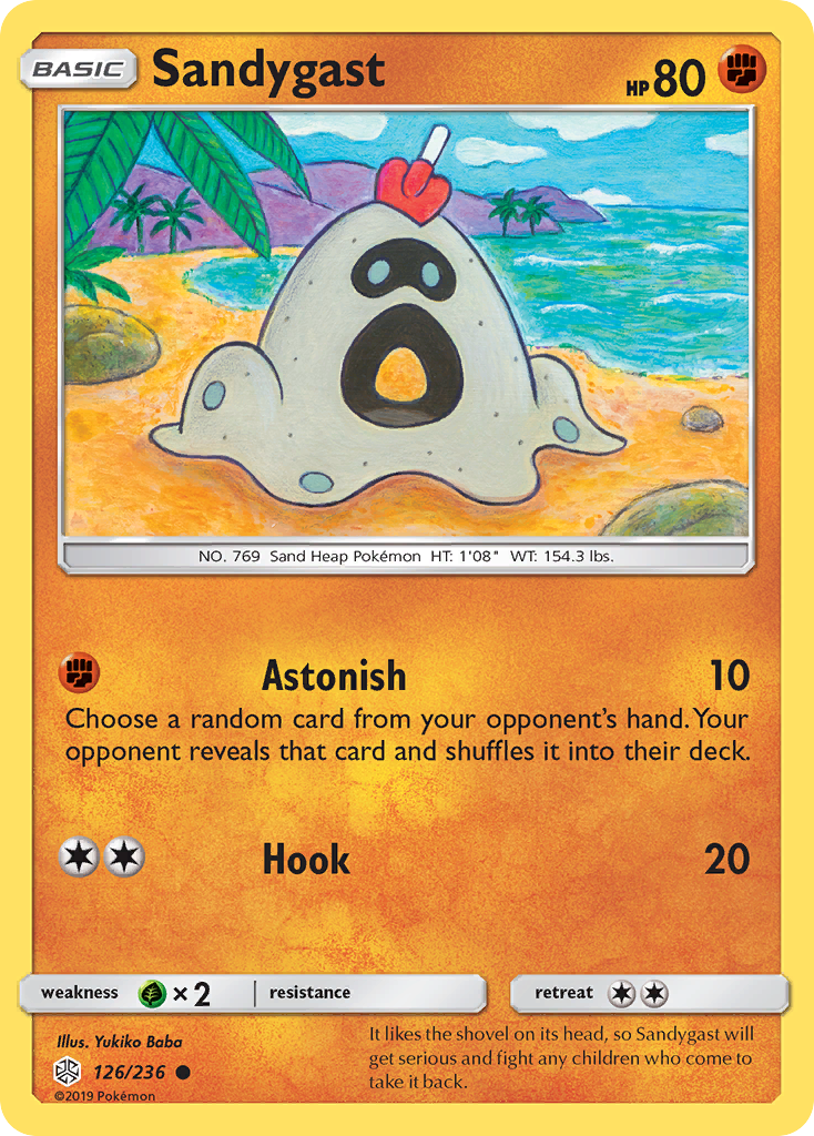 Sandygast (126/236) [Sun & Moon: Cosmic Eclipse] | Arkham Games and Comics