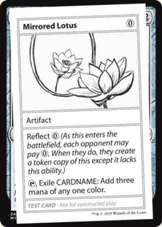 Mirrored Lotus (2021 Edition) [Mystery Booster Playtest Cards] | Arkham Games and Comics